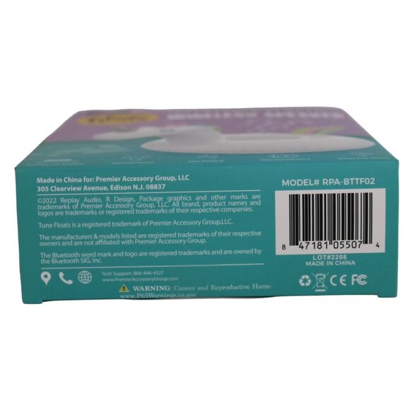 Replay Audio Bluetooth Wireless Speaker Waterproof Rechargeable Battery Unicorn - Picture 5 of 5